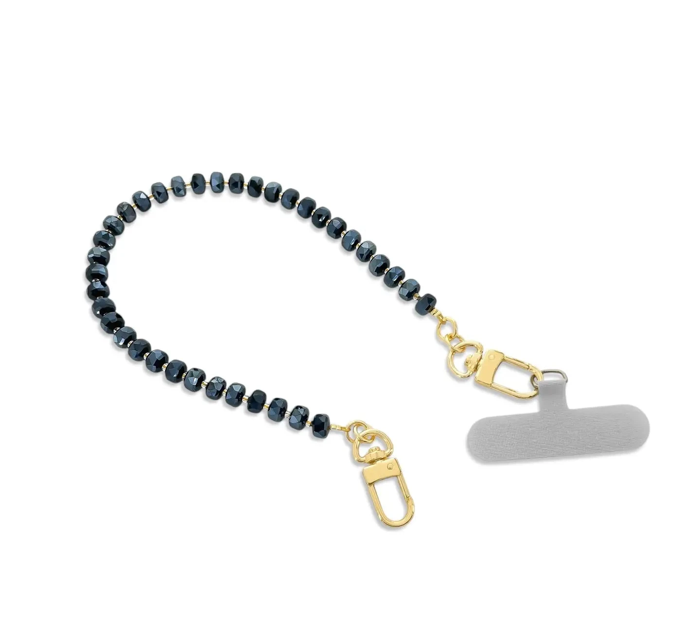 Rondelle Crystal Phone Chain Strap