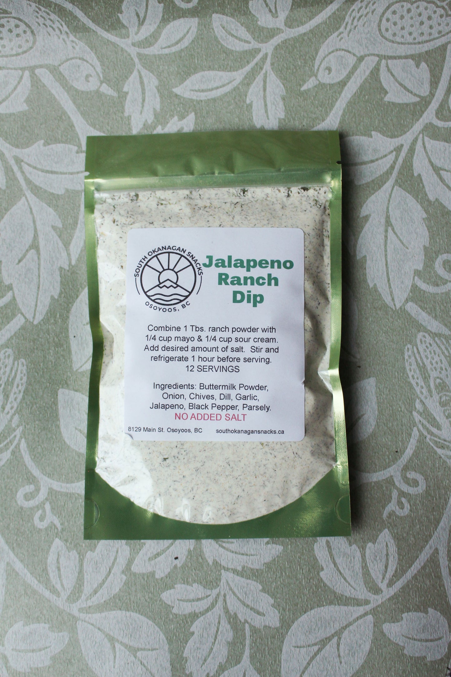 Jalapeno Ranch Dip Mix