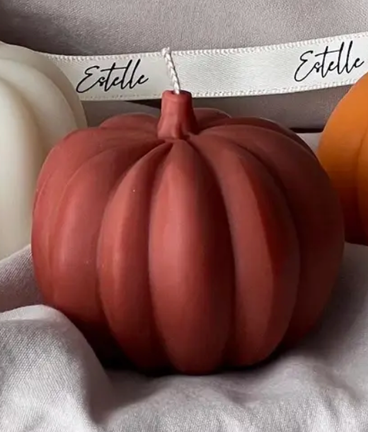 Handmade Pumpkin Candle in Soy Wax