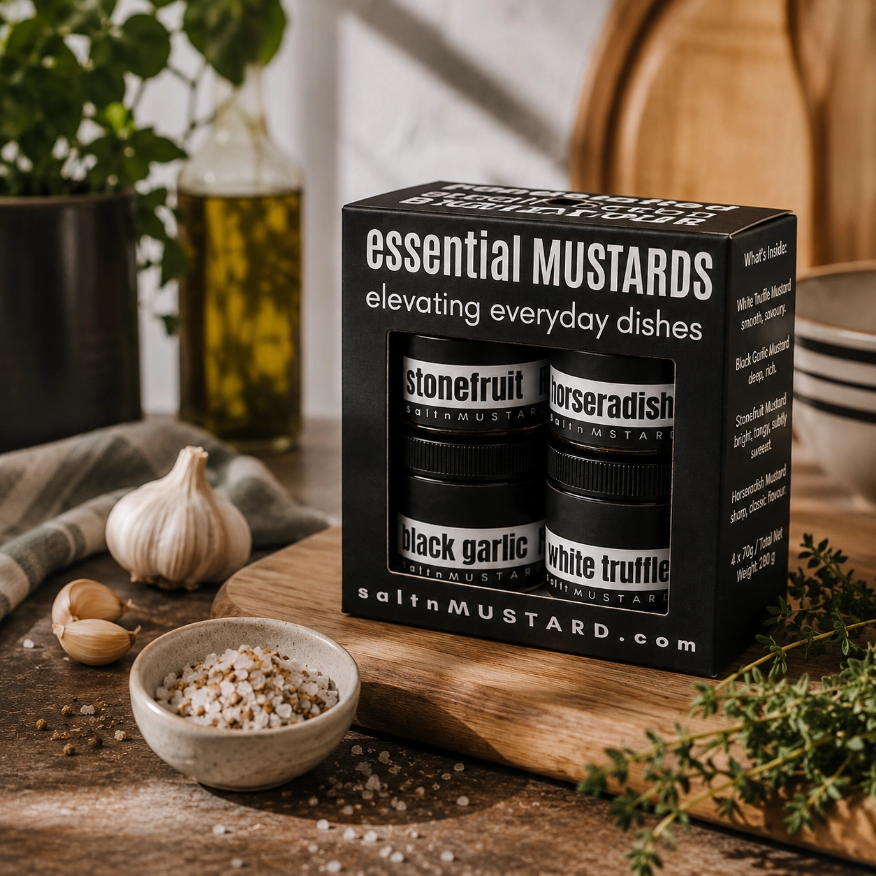 4-Pack Gourmet Condiment Collection