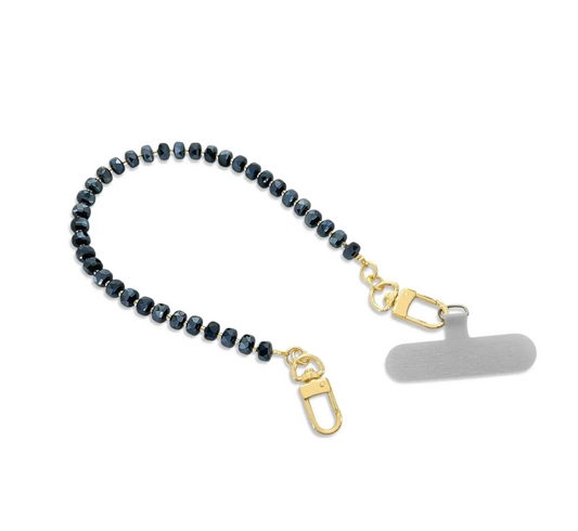 Rondelle Crystal Phone Chain Strap