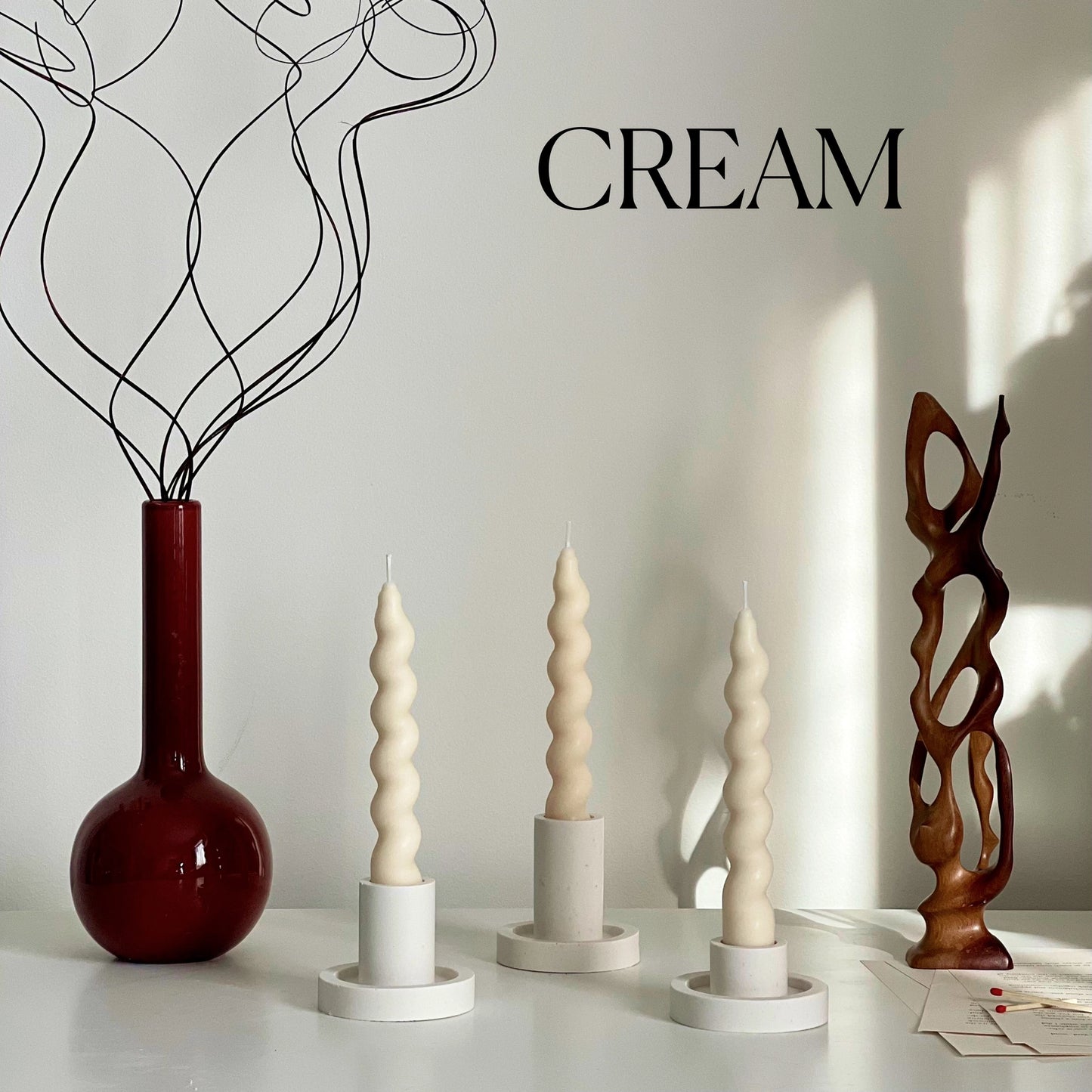 Twisted Taper Candle