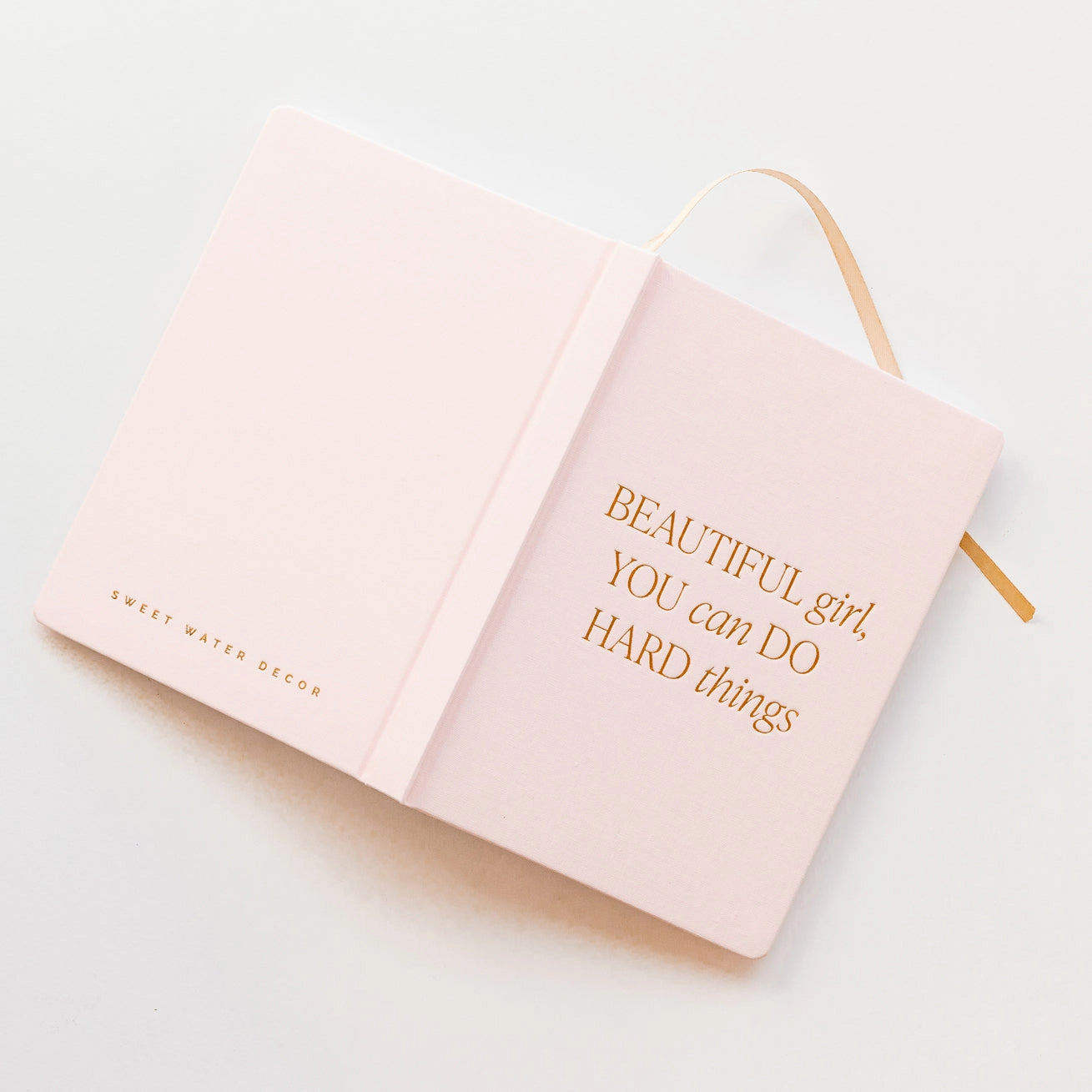 Motivational Journal - Beautiful Girl, You Can Do Hard Things