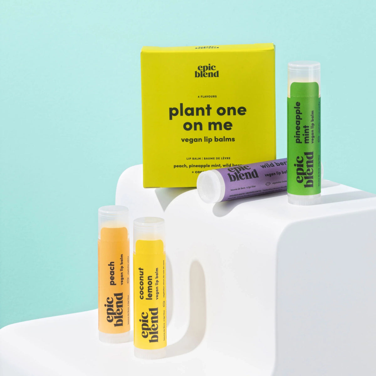 Plant One On Me - Vegan Lip Balm 4-Pack Kit
