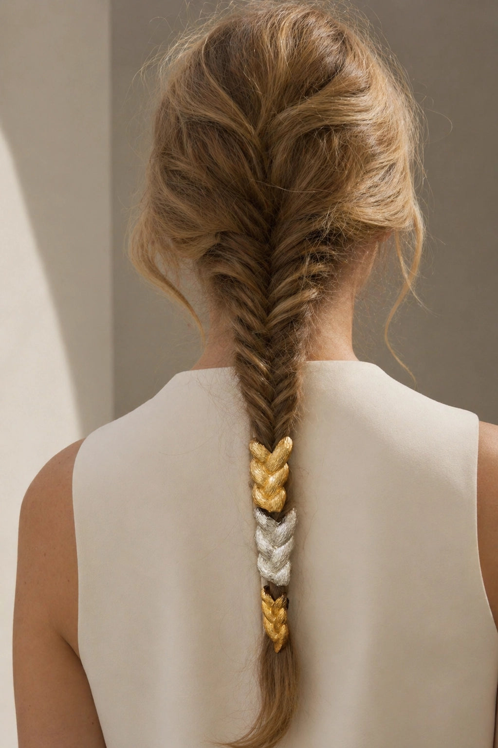Metal Knot Hair Tie - Ponytail Holder Set