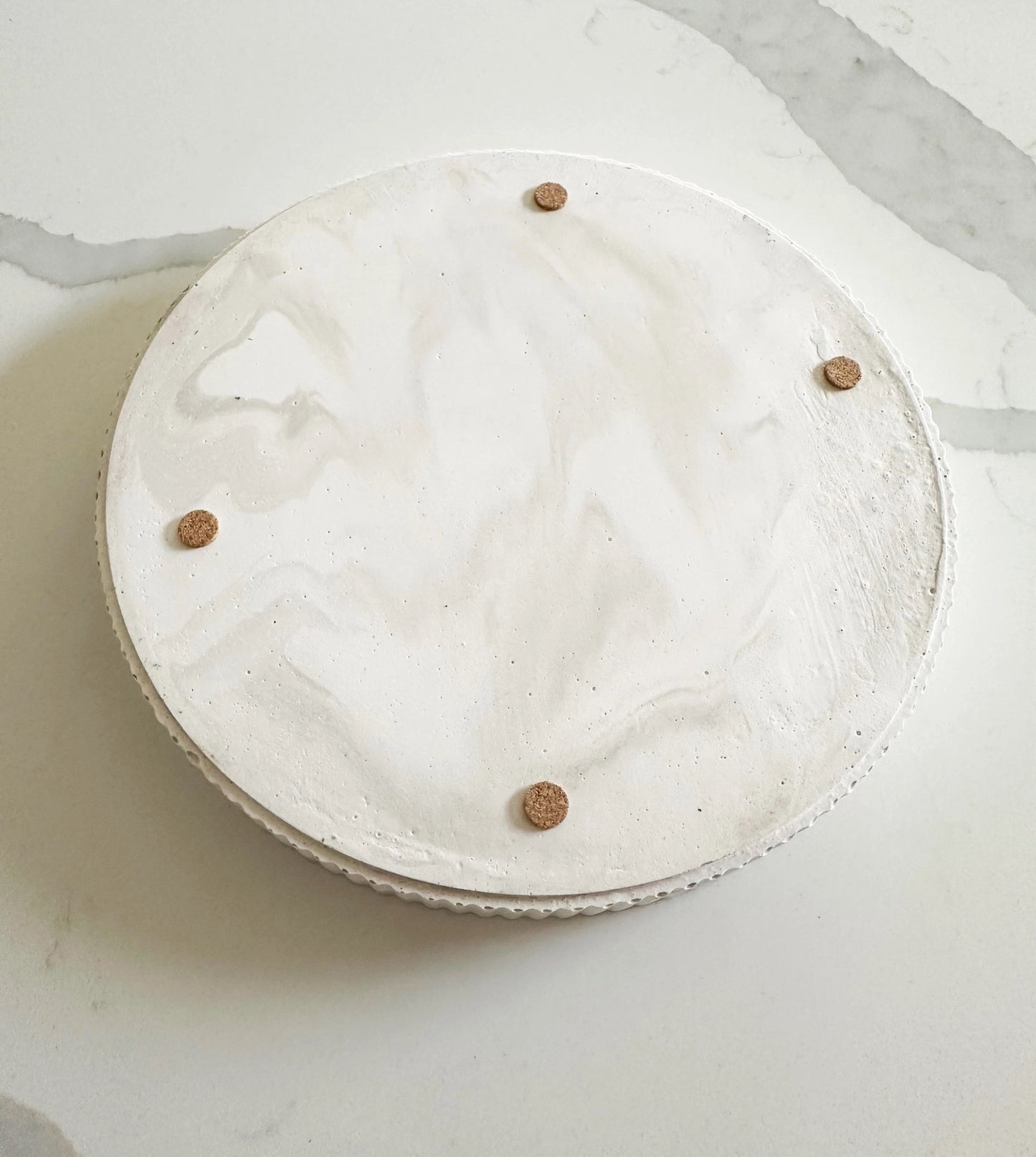 Fluted Round Tray