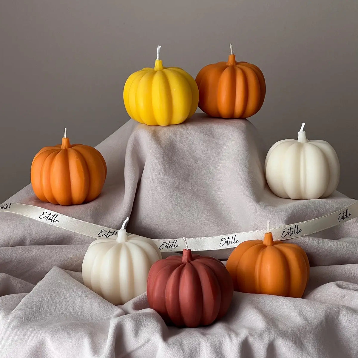 Handmade Pumpkin Candle in Soy Wax