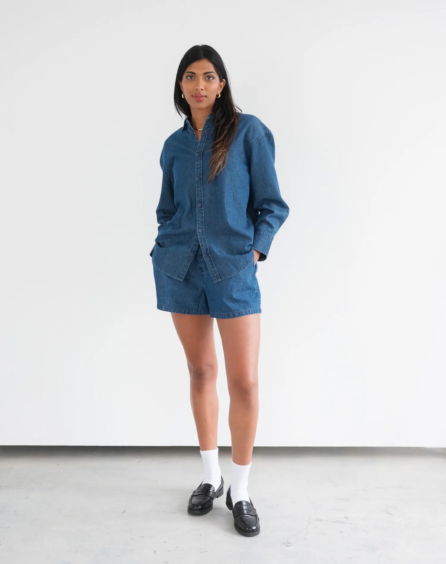 Denim Button Up Shirt