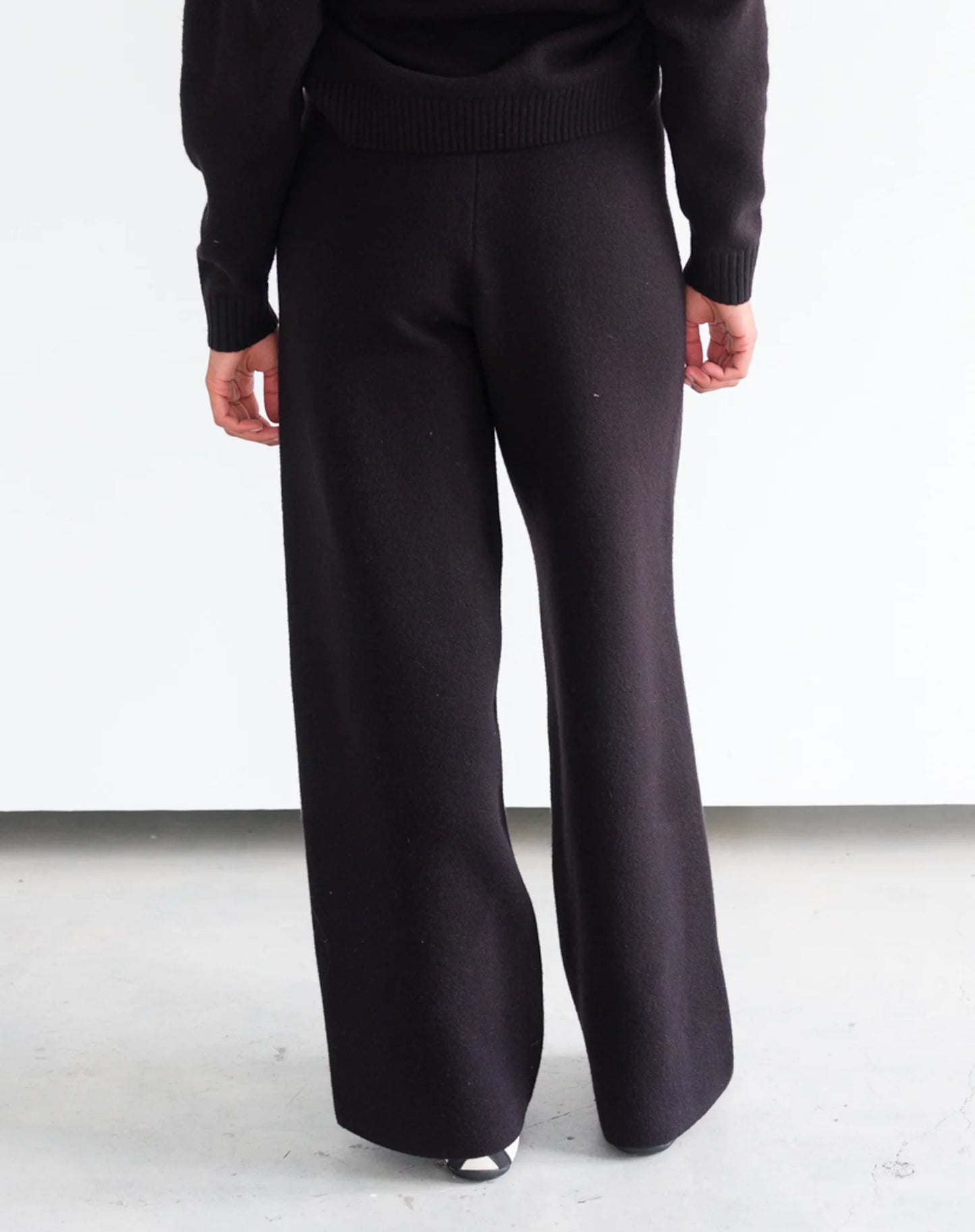 Knitted Wide Leg Pant