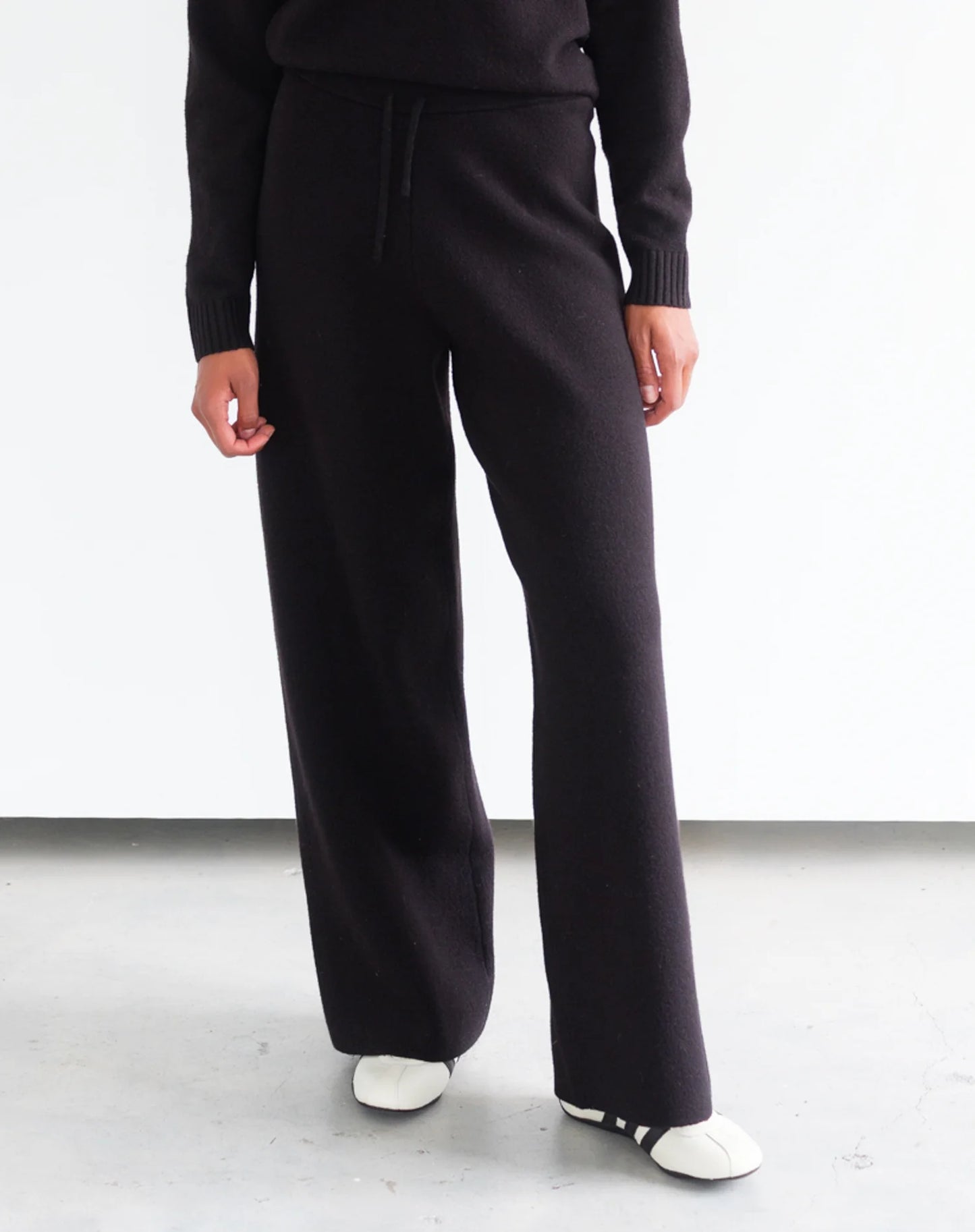 Knitted Wide Leg Pant