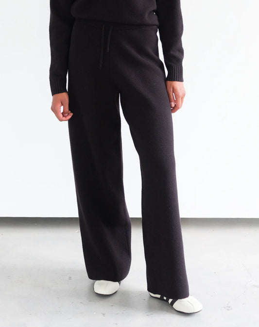 Knitted Wide Leg Pant