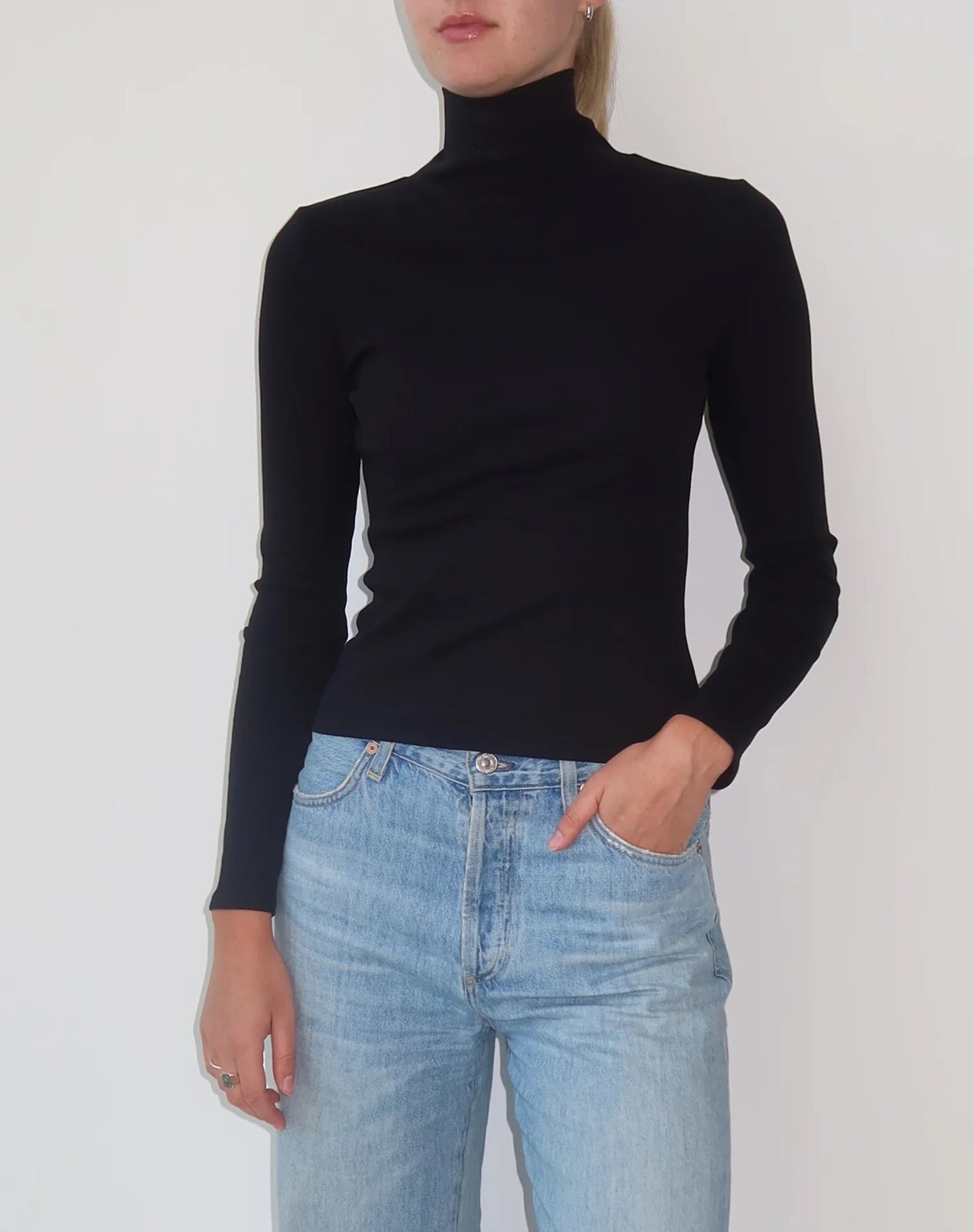 Ribbed Turtleneck