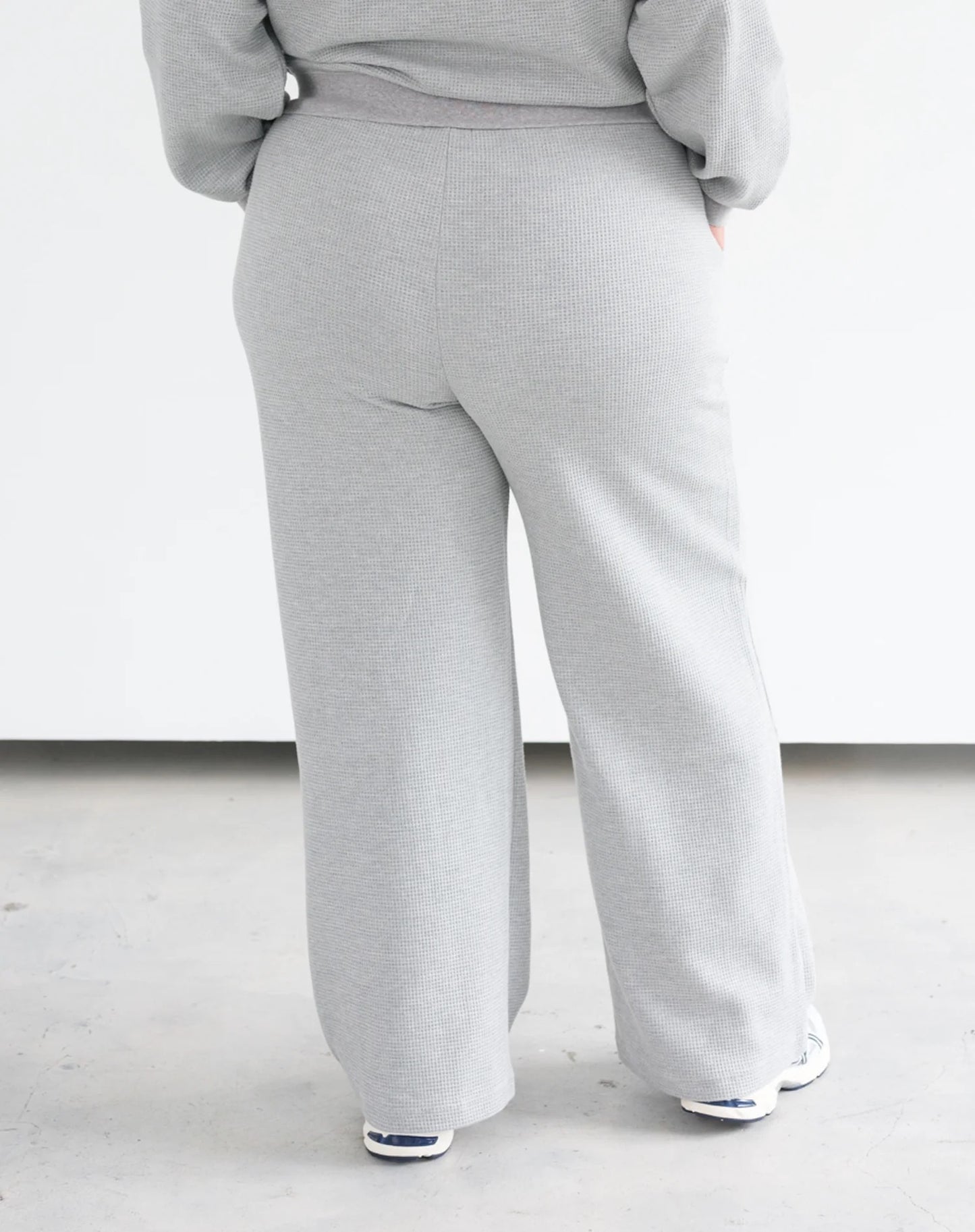 Waffle Wide Leg Pant