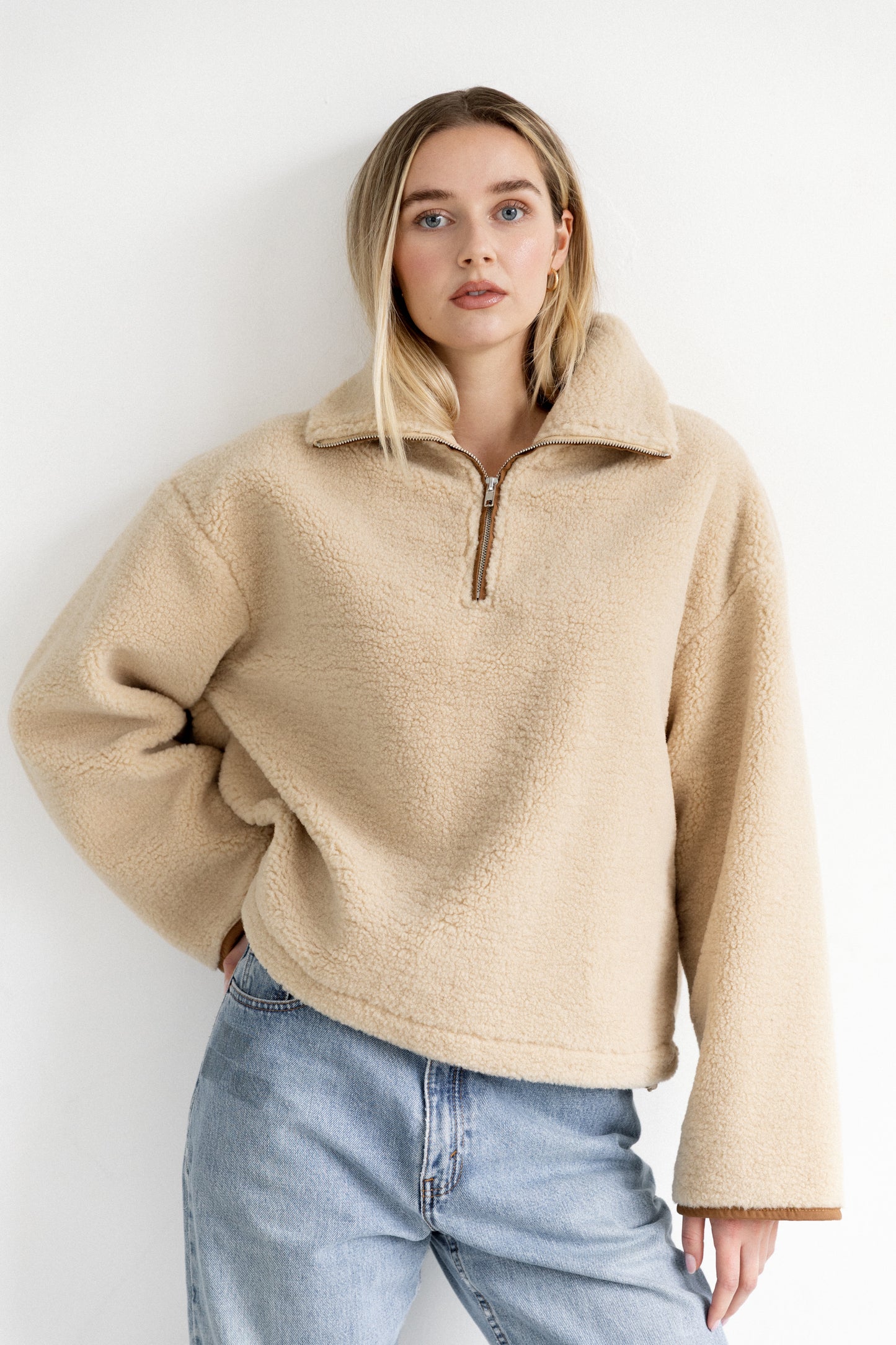 1/2 Zip Sherpa