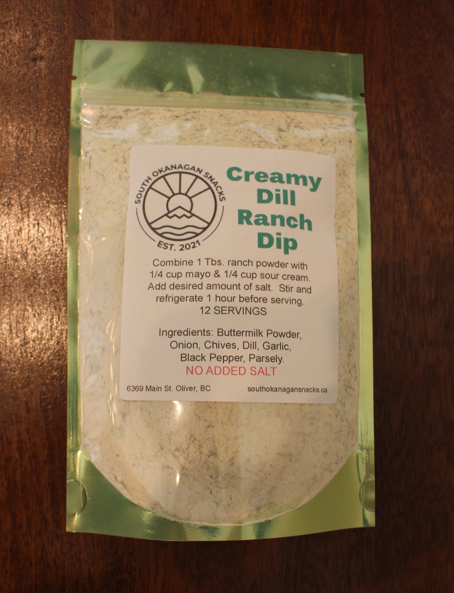 Dill Ranch Dip Mix