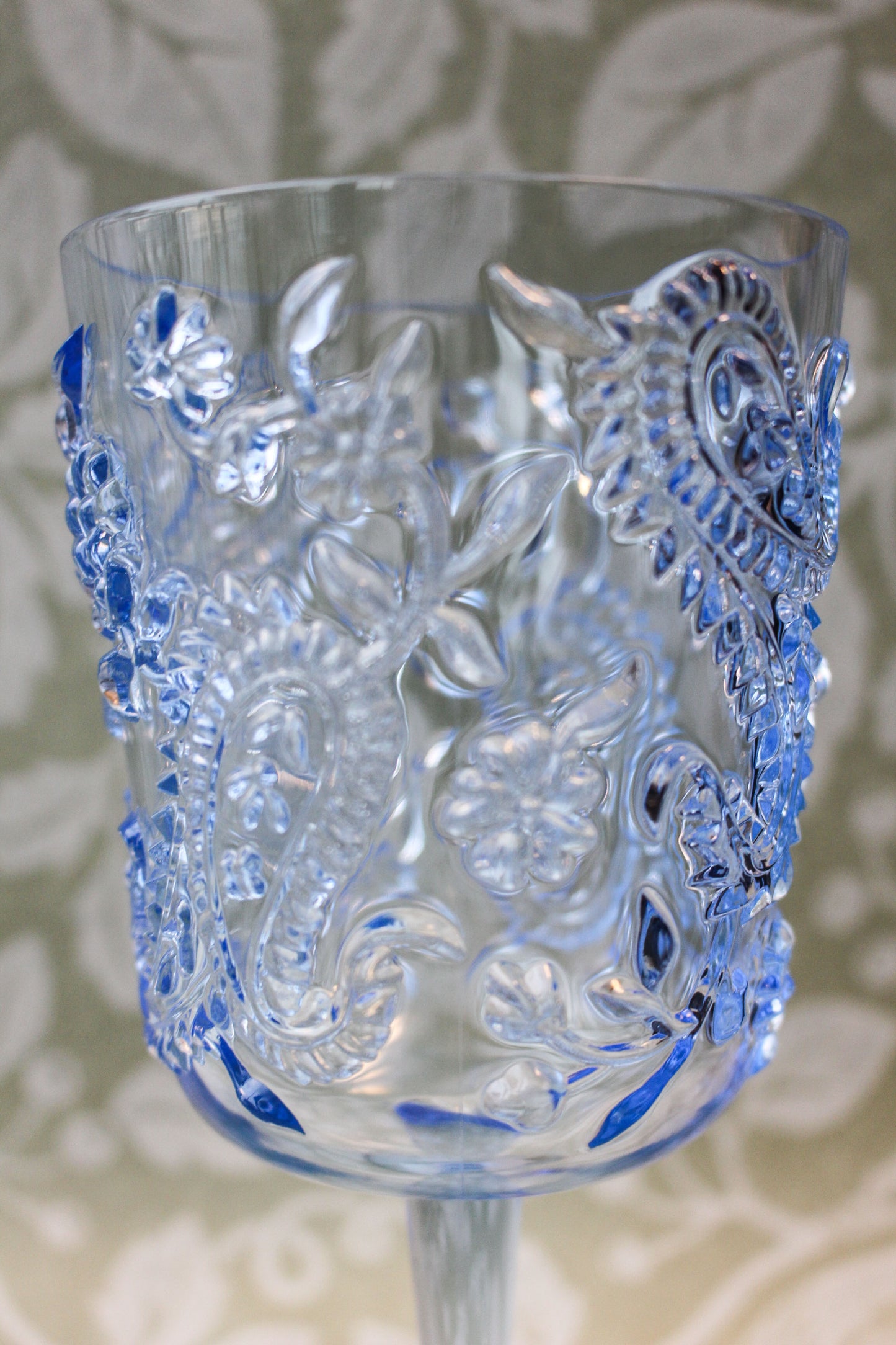 Paisley Wine Glass Set