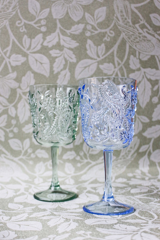 Paisley Wine Glass Set