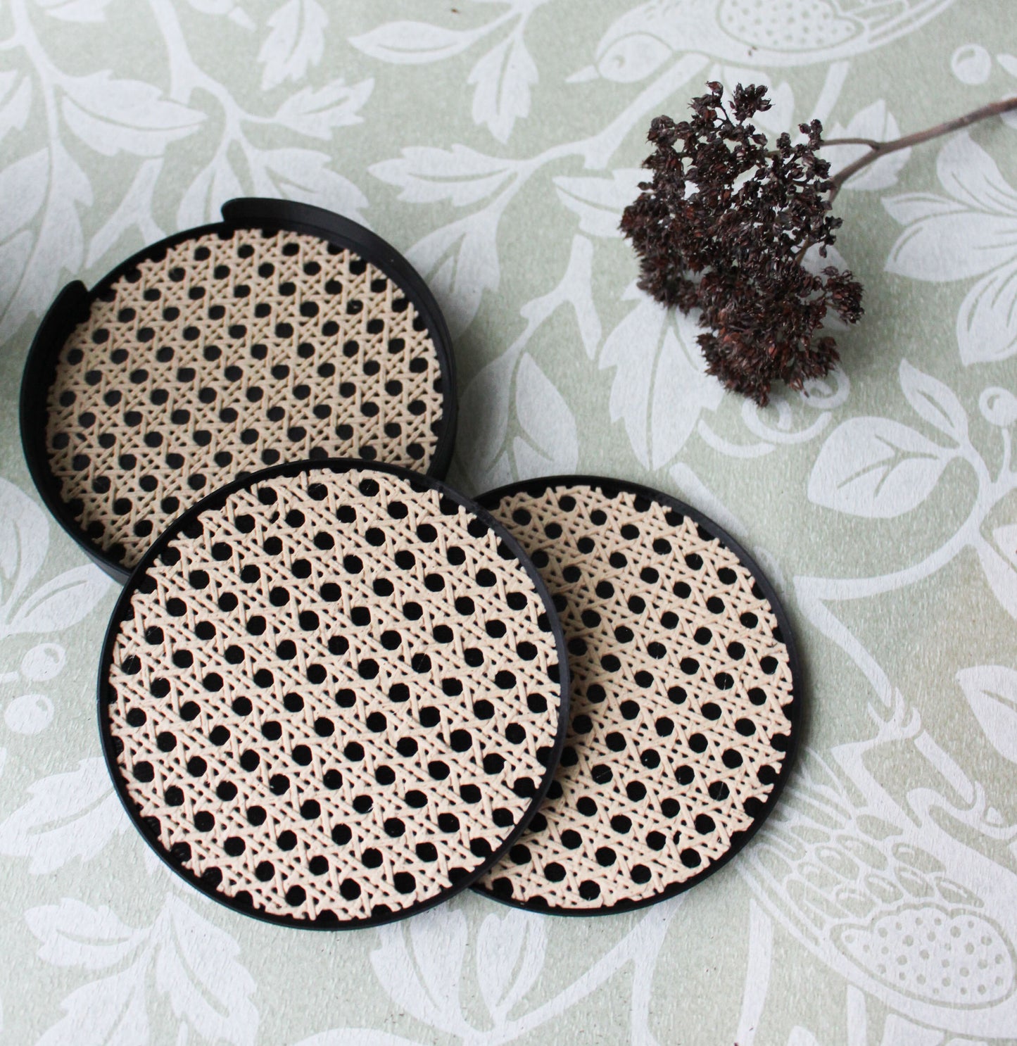 Rattan Coasters