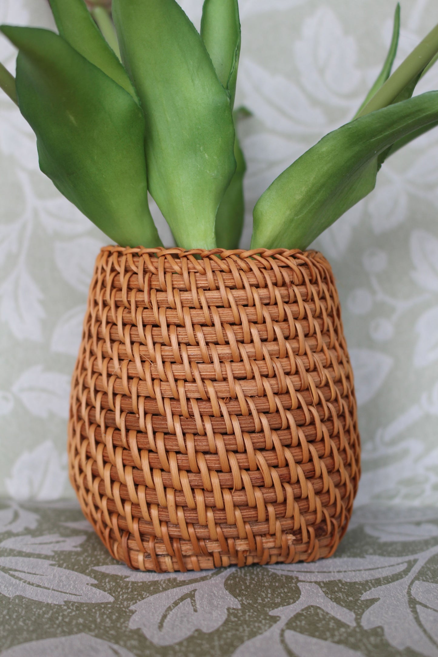 Rattan Vase