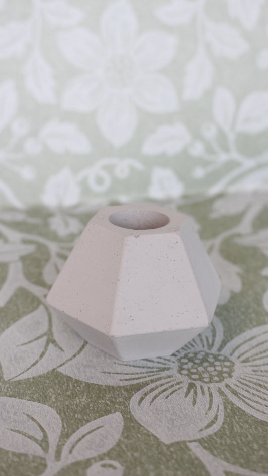 Geometric Concrete Candle Holder