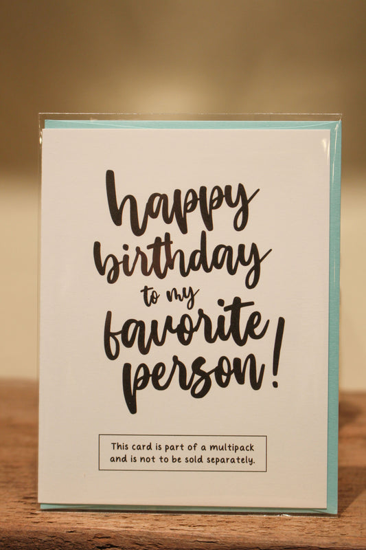 Birthday Card for Your Favorite Person