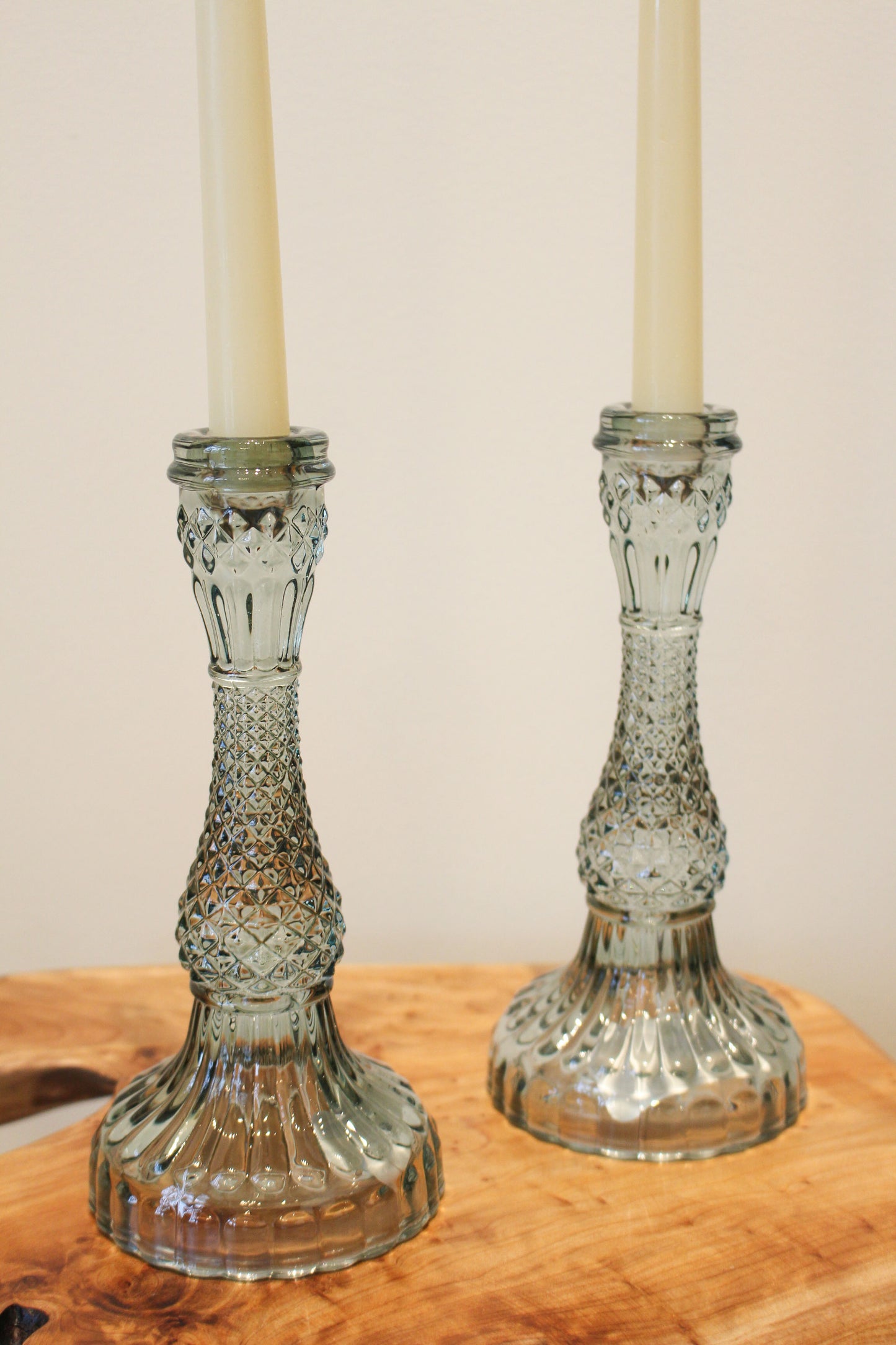 Glass Candle Holders