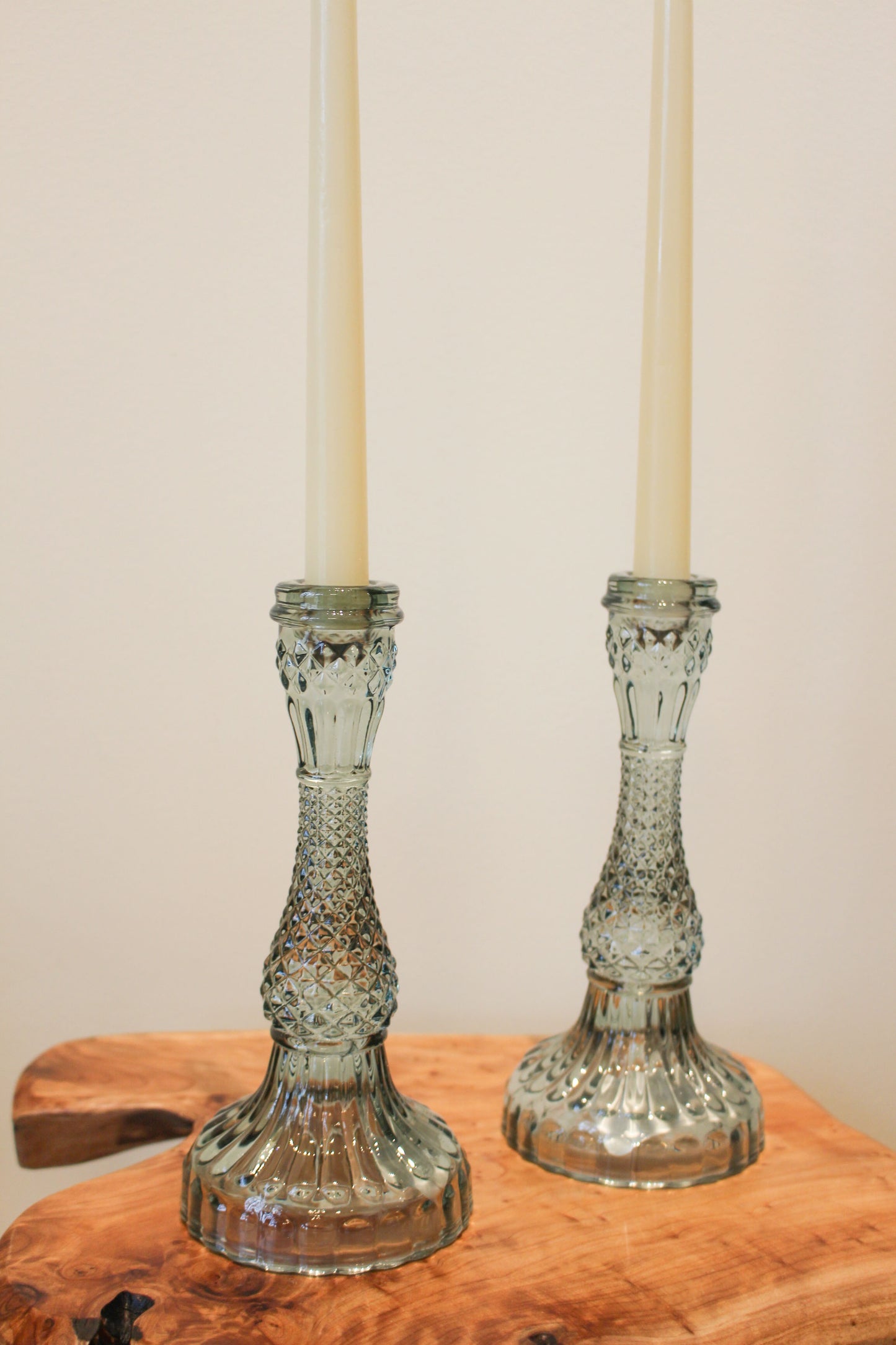 Glass Candle Holders