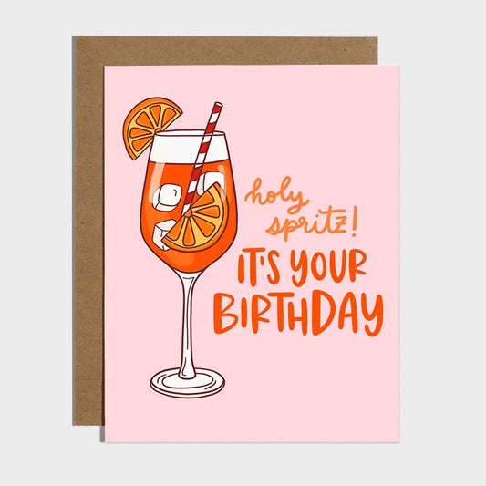 Aperol Spritz Birthday Card