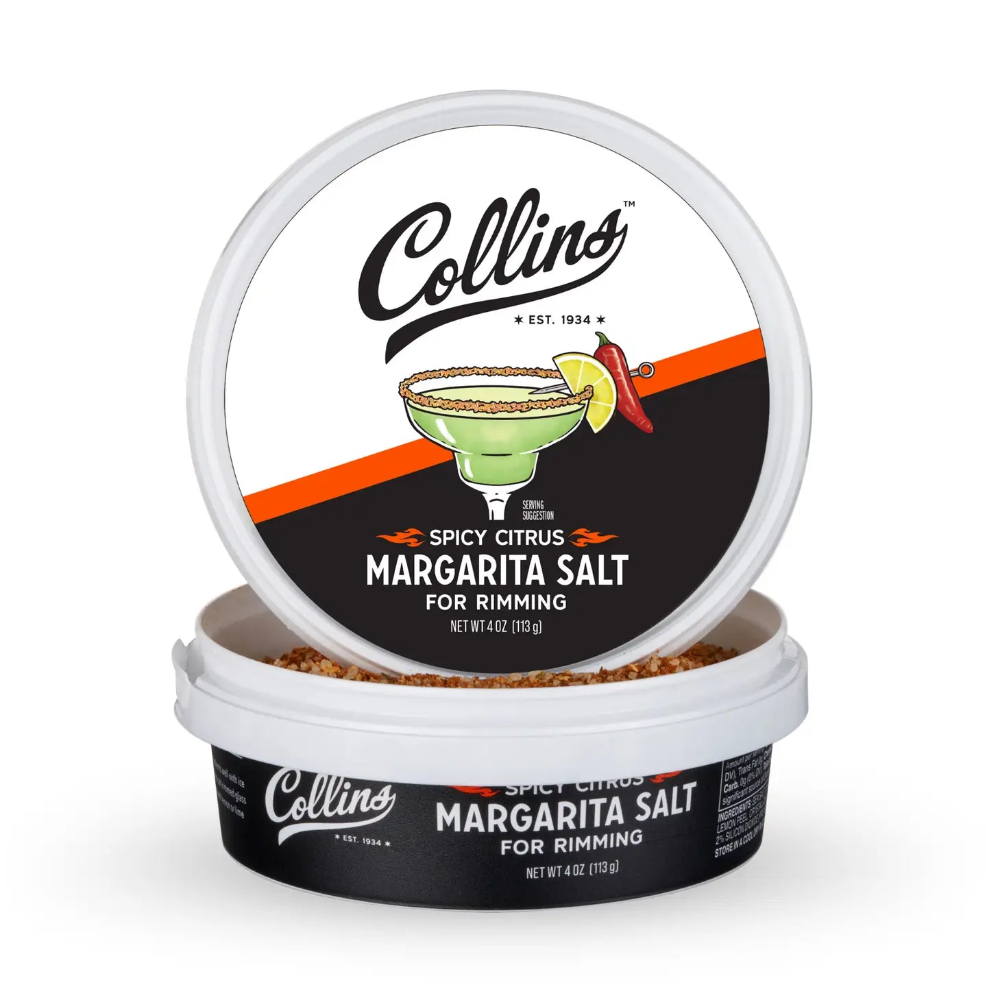 Spicy Citrus Glass Rimming Margarita Sea Salt