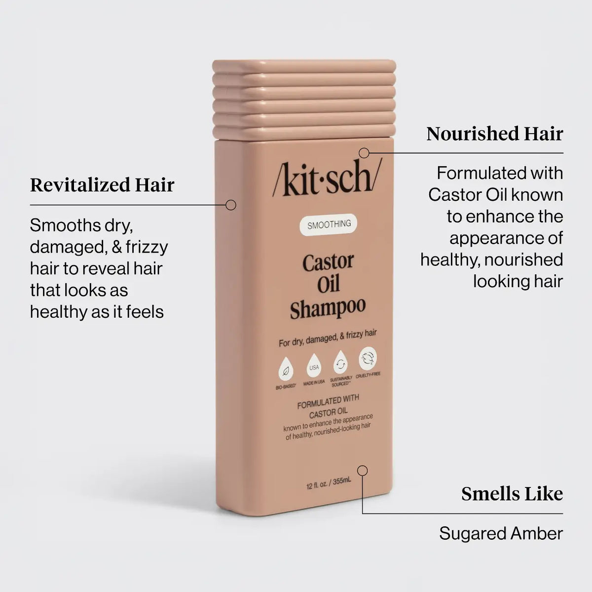 Smoothing Castor Oil Shampoo & Conditioner Combo