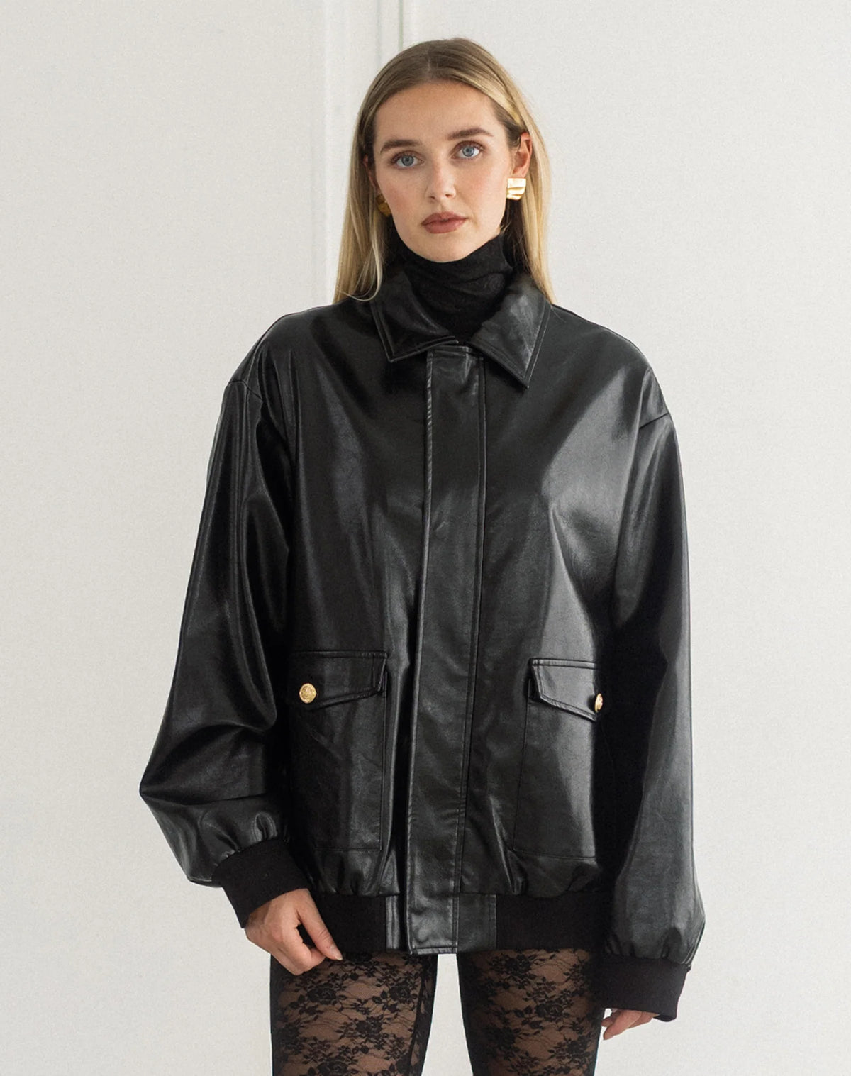 Vegan Leather Jacket