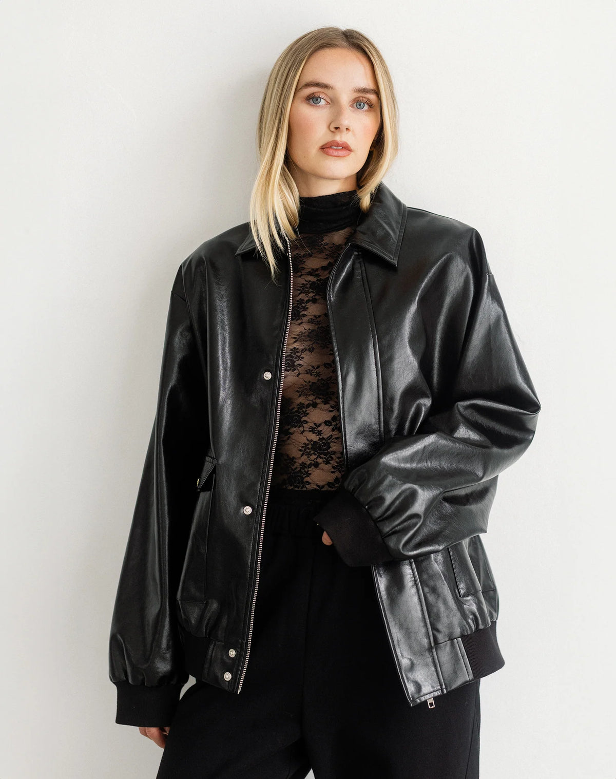 Vegan Leather Jacket