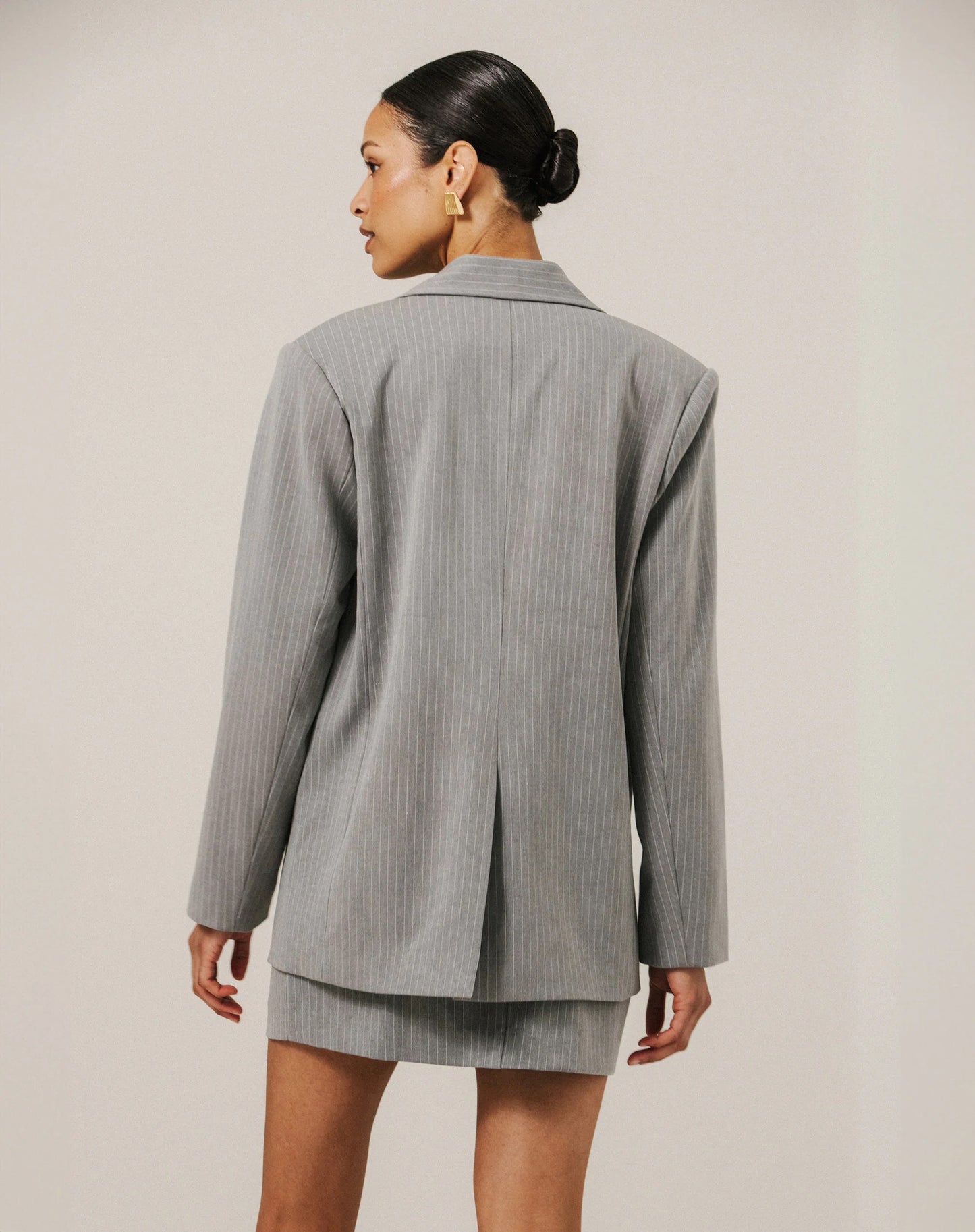 Pinstripe Blazer