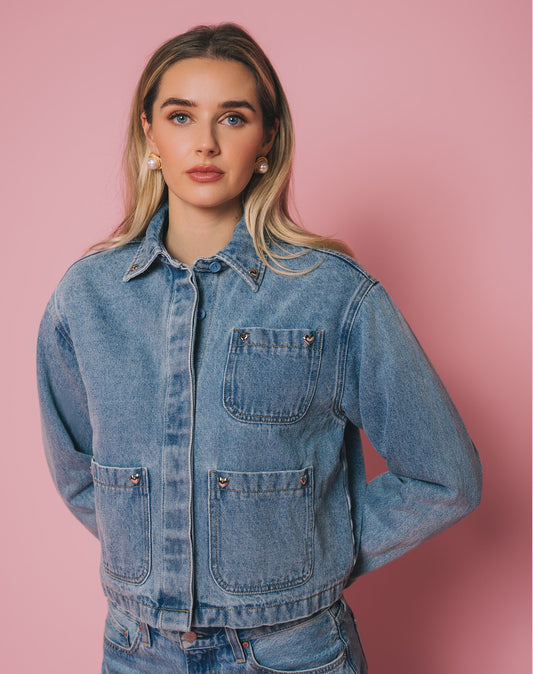 Magali Jacket with Chrome Hearts