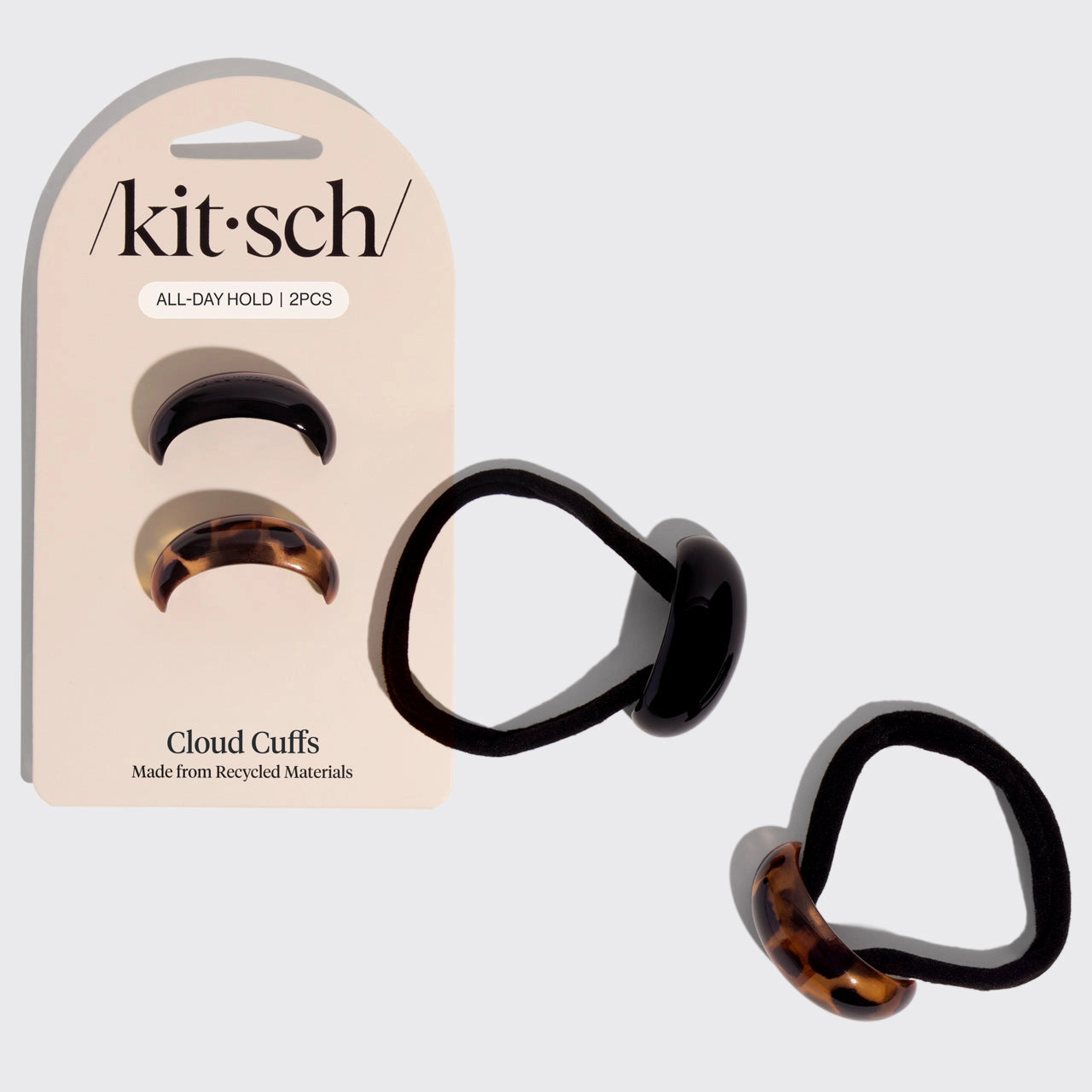 Black & Tort Small Cloud Cuffs