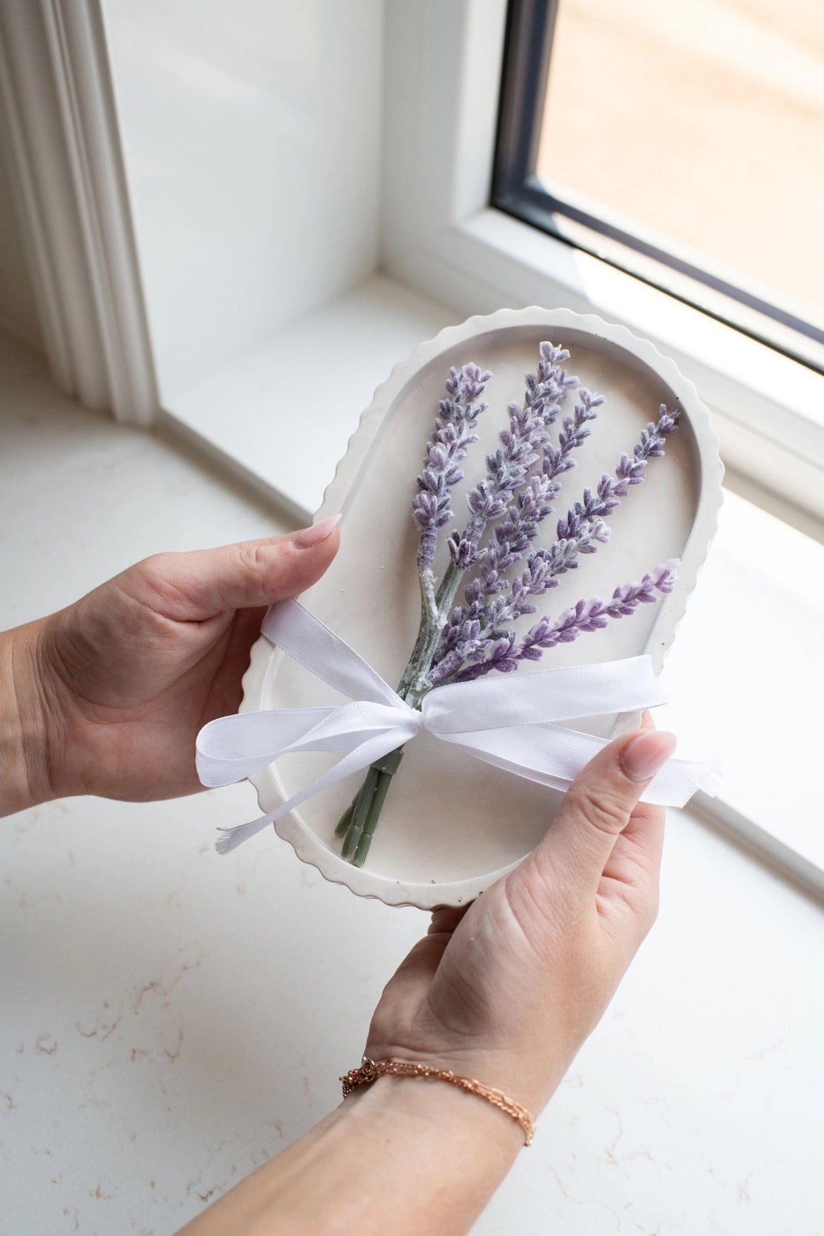 Fluted Oval Tray