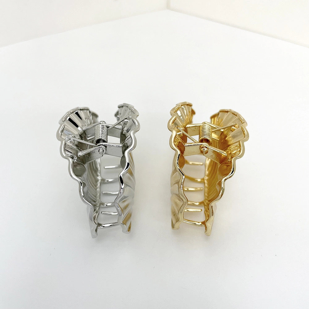Golden Shell Metal Claw Clip