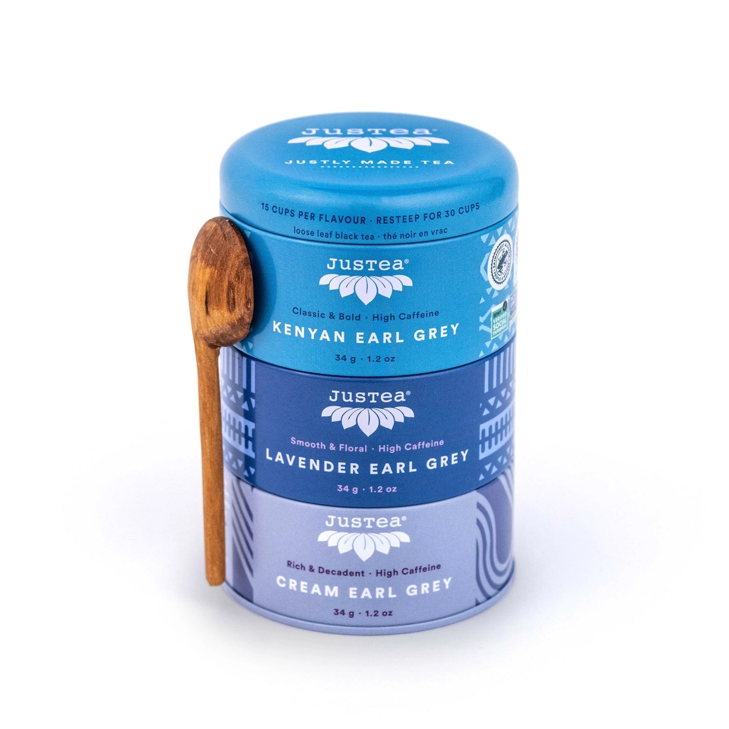 Earl Grey Tea Trio Tin & Spoon