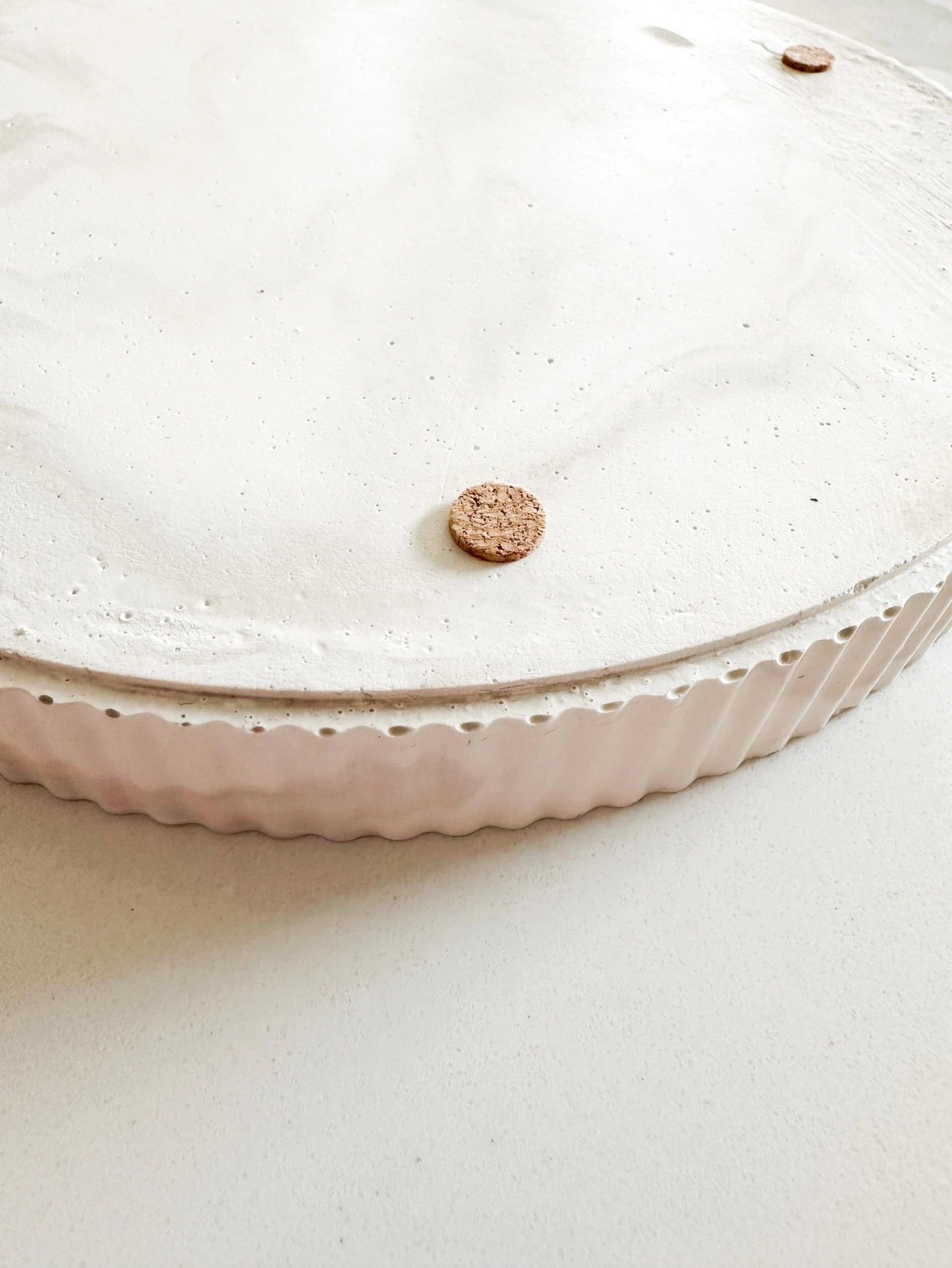 Fluted Round Tray