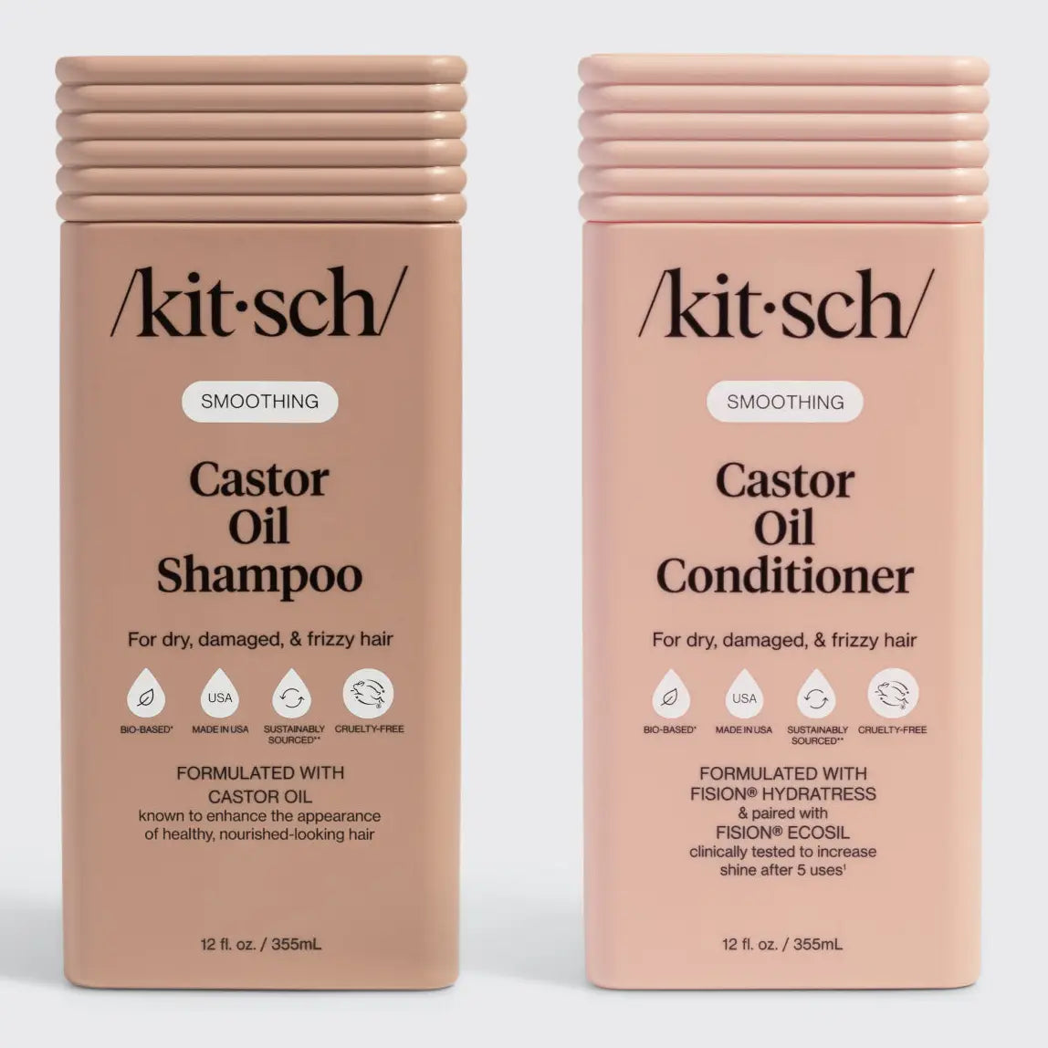 Smoothing Castor Oil Shampoo & Conditioner Combo