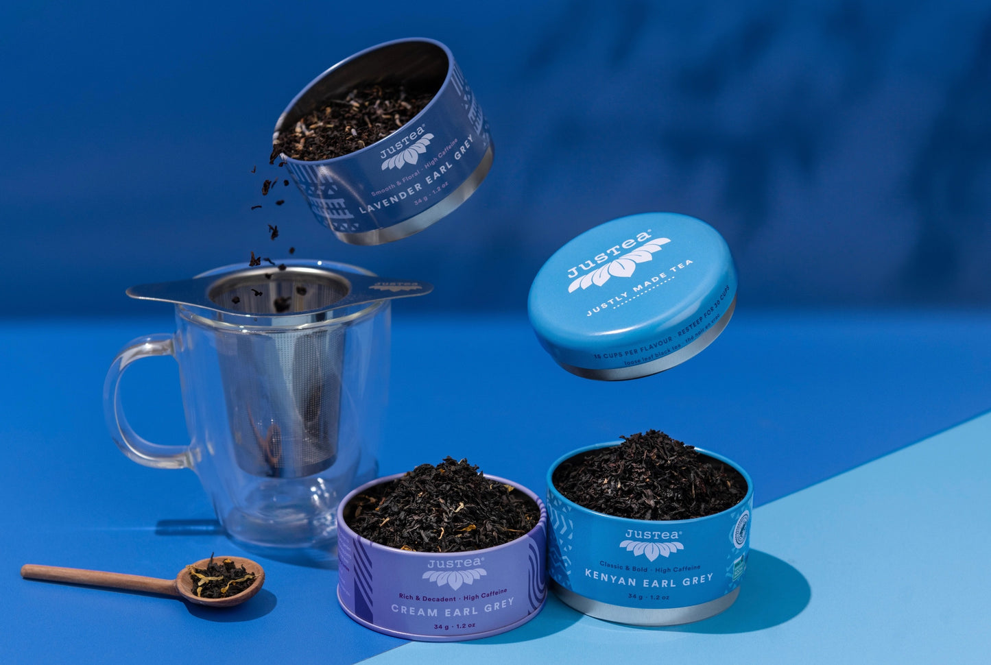 Earl Grey Tea Trio Tin & Spoon