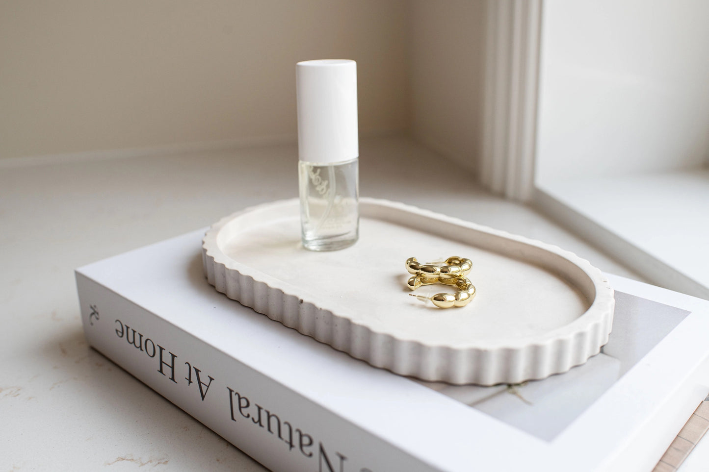 Fluted Oval Tray