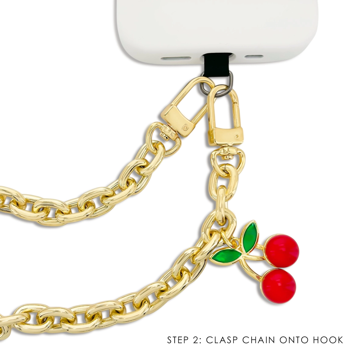 Cherry Chain Phone Strap
