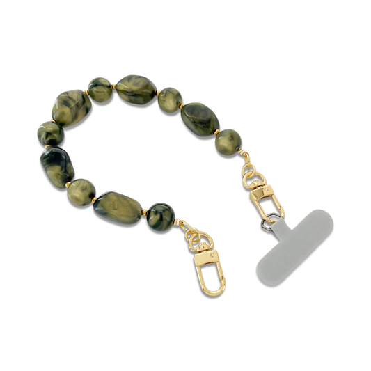 Olive Resin Phone Strap
