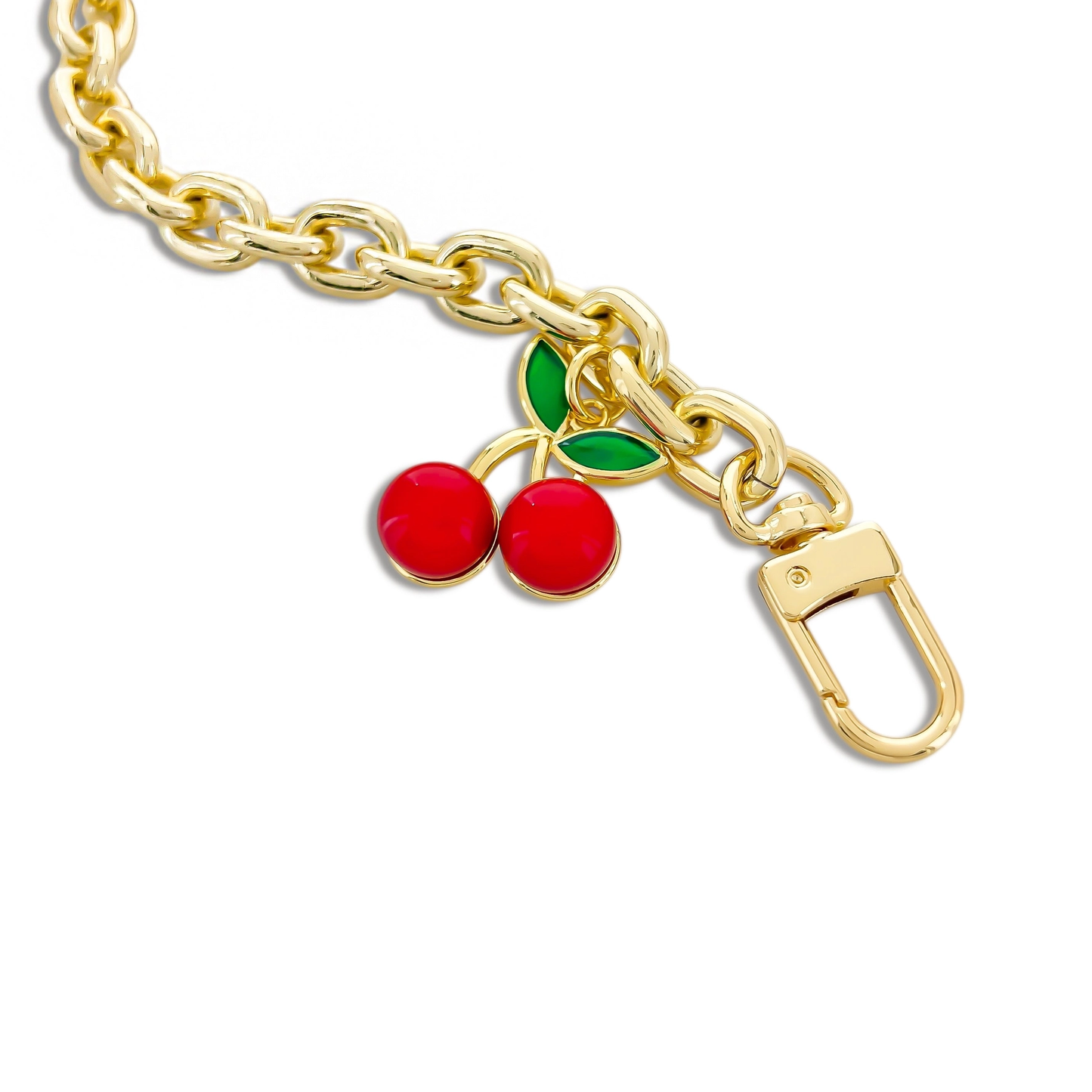 Cherry Chain Phone Strap