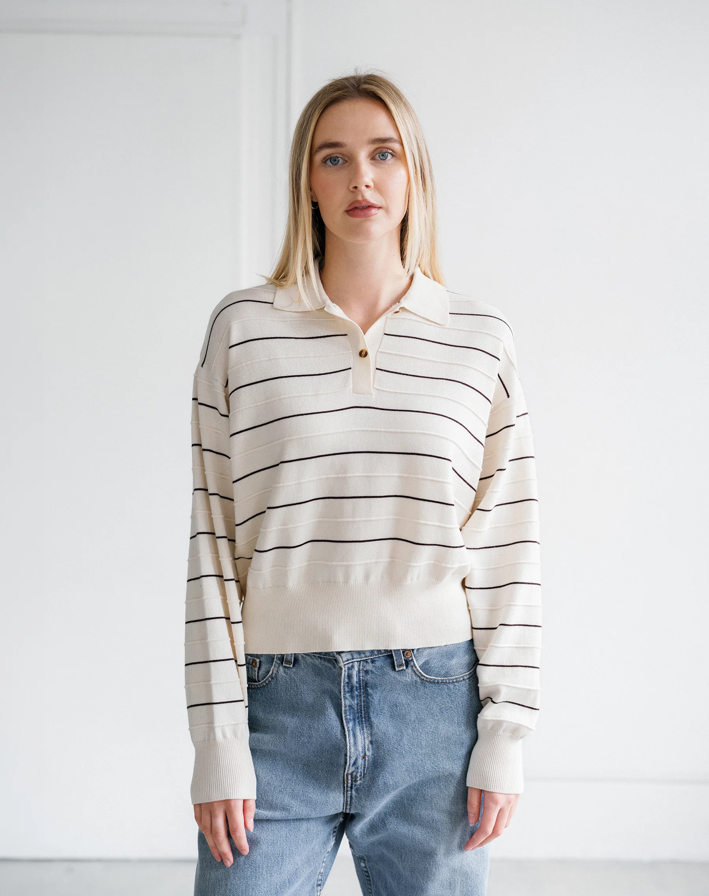 Knit Polo Shirt