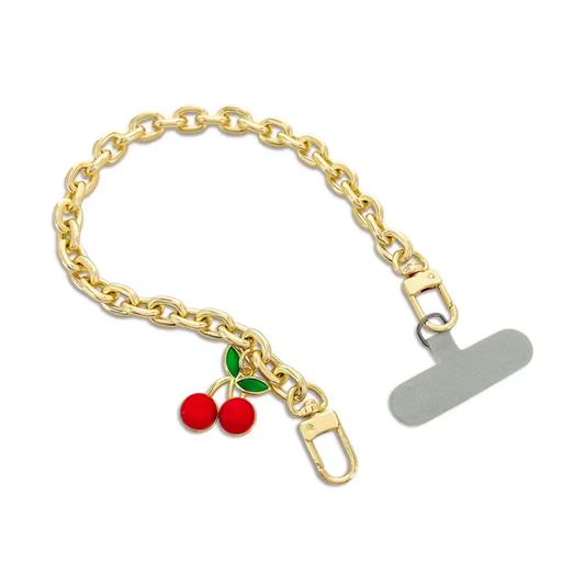 Cherry Chain Phone Strap