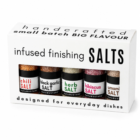 5 Pack Gourmet Infused Finishing Salt
