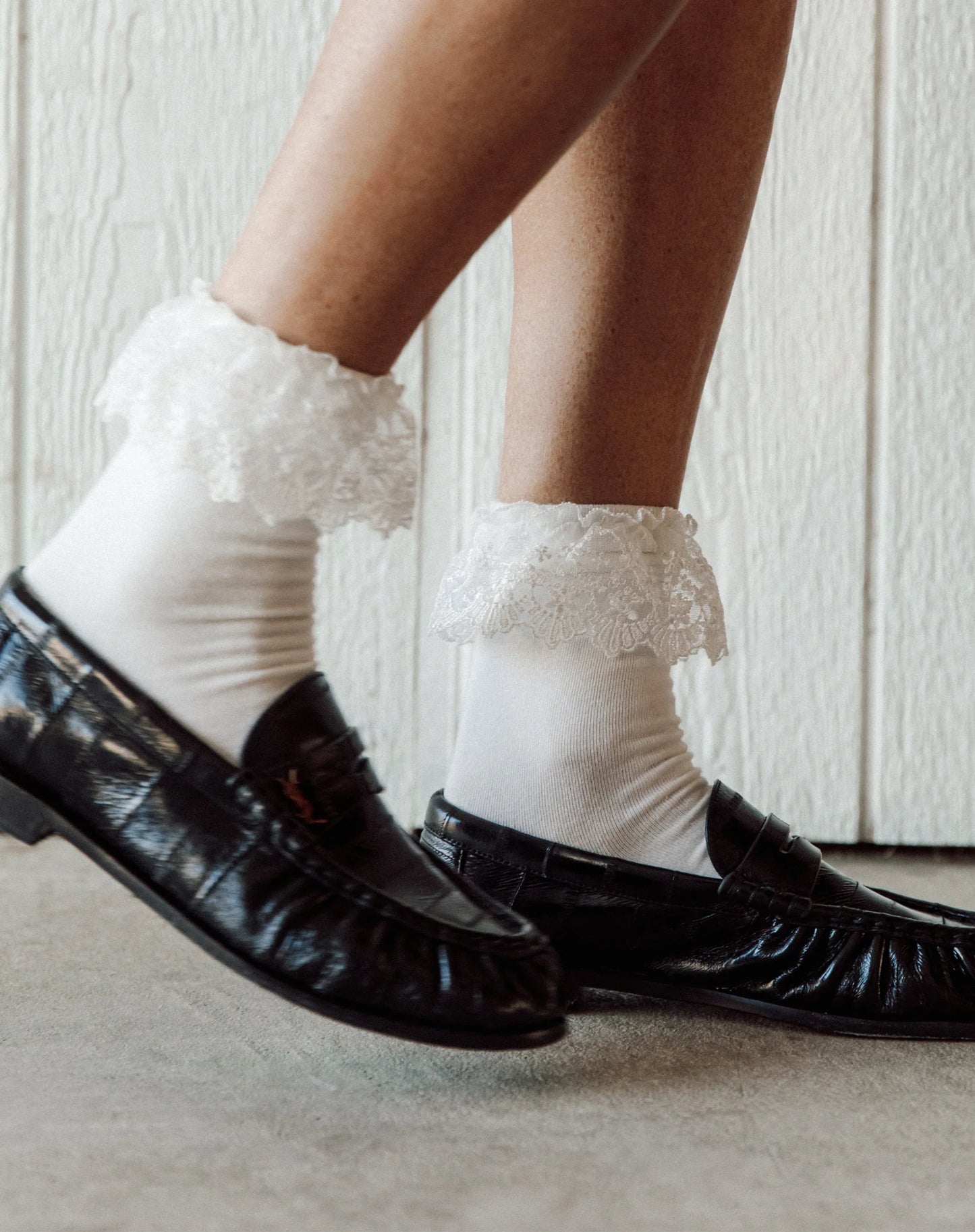 Lace Trim Socks