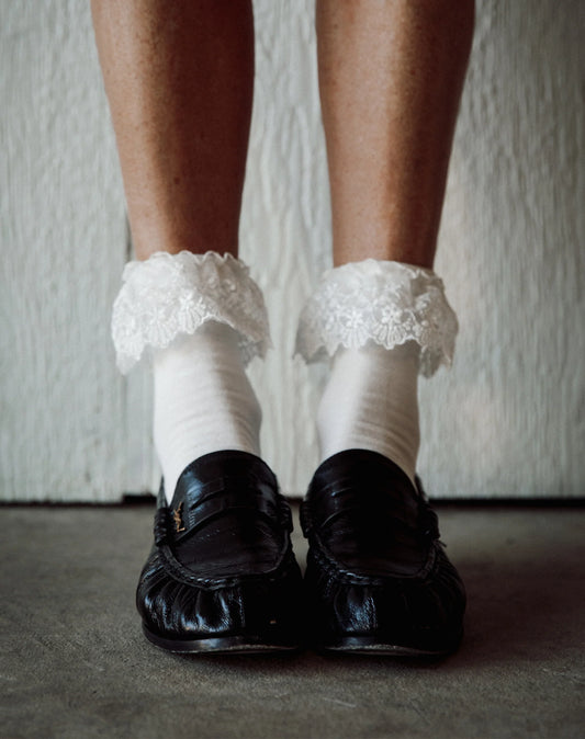 Lace Trim Socks